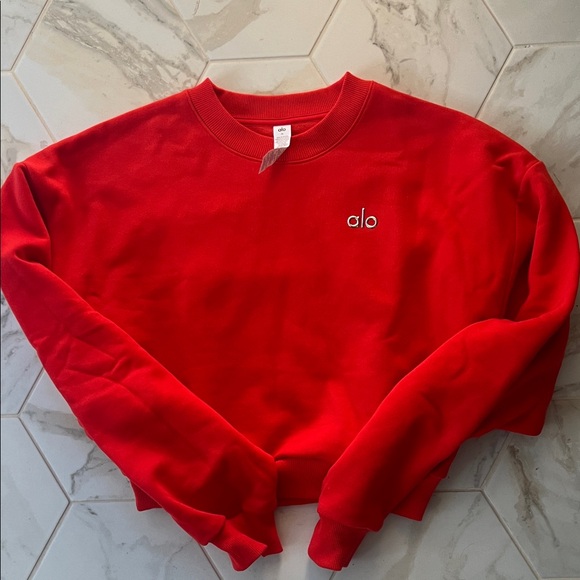 ALO Yoga Sweaters - NWOT Cropped Alo Accolade Sweatshirt